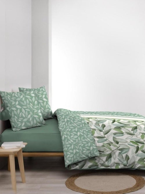 Housse de couette 240x220 + 2 taies ELEONORE 100% coton - Kiabi