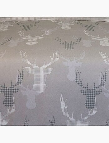 Housse de couette 240x220 + 2 taies flanelle 100% coton