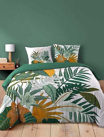 Housse de couette 240x220 + 2 taies FLORIDA 100% coton