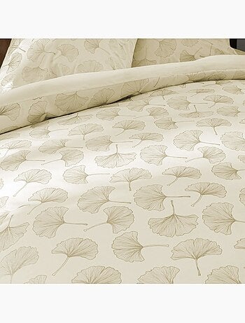 Housse de couette 240x220 + 2 taies imprimé velours métallisé