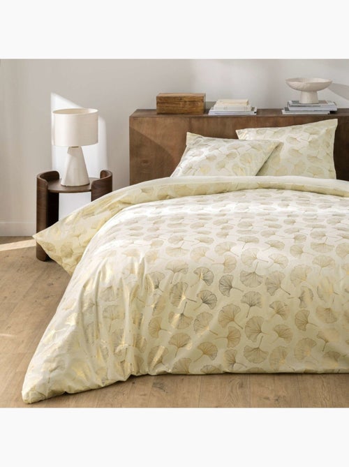 Housse de couette 240x220 + 2 taies imprimé velours métallisé - Kiabi Housse de couette 240x220 + 2 taies imprimé velours métallisé - Kiabi