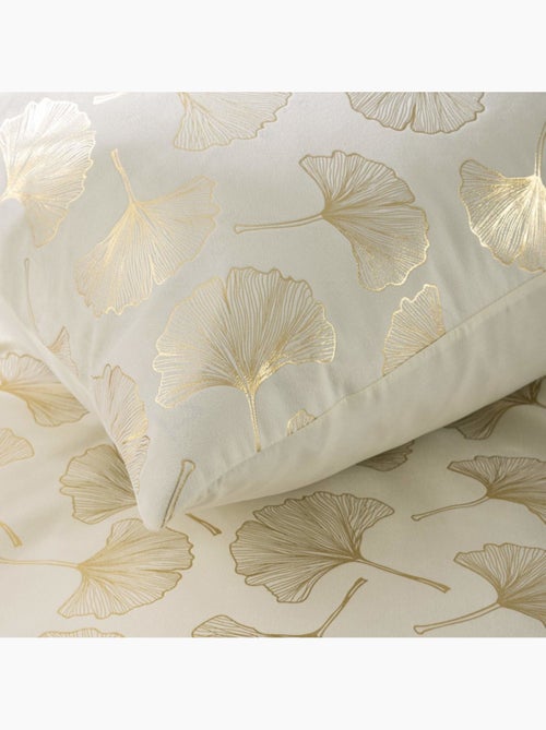 Housse de couette 240x220 + 2 taies imprimé velours métallisé - Kiabi Housse de couette 240x220 + 2 taies imprimé velours métallisé - Kiabi