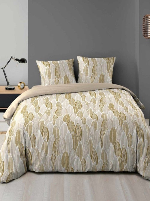 Housse de couette 240x220 + 2 taies imprimées KIM - Kiabi