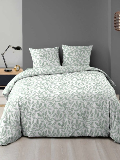 Housse de couette 240x220 + 2 taies imprimées SEQUOIA - Kiabi