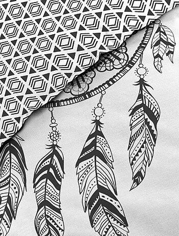 Housse de couette 240x220 + 2 taies INDIAN DREAM 100% coton