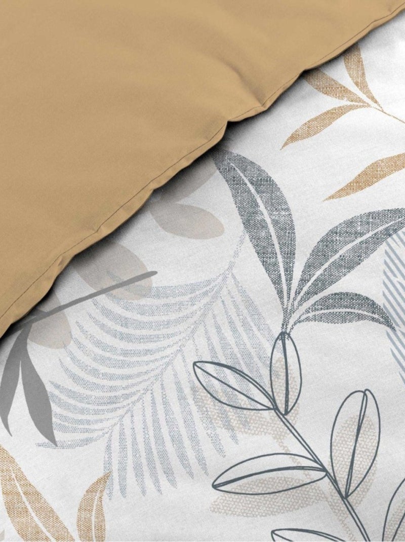 Housse de couette 240x220 + 2 taies KIMBERLY naturel Blanc - Kiabi