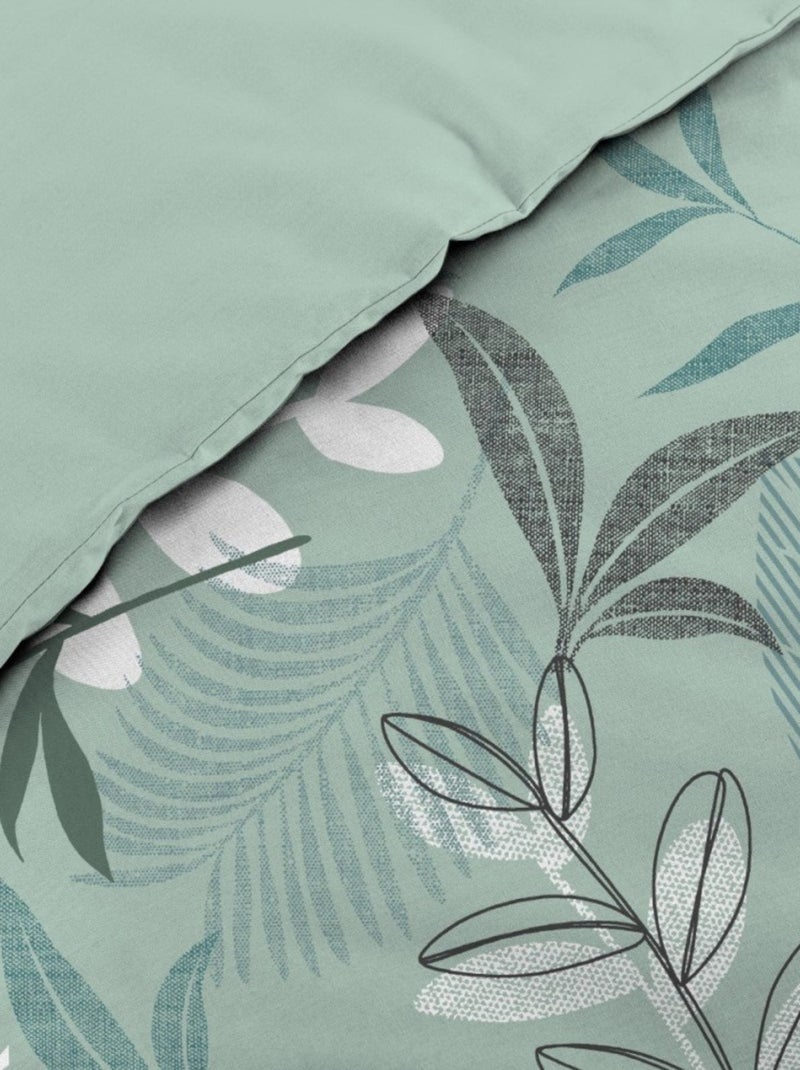 Housse de couette 240x220 + 2 taies KIMBERLY sauge Vert - Kiabi