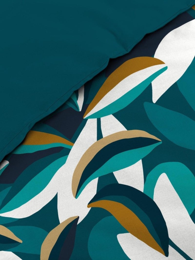 Housse de couette 240x220 + 2 taies LAVINIA Bleu Bleu - Kiabi