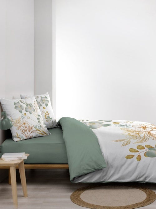 Housse de couette 240x220 + 2 taies LOLITA 100% coton - Kiabi