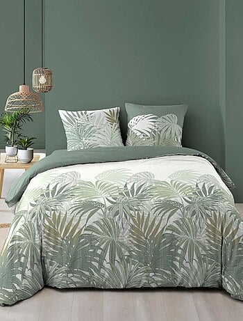 Housse de couette 240x220 + 2 taies NYMEA 100% coton 57fils