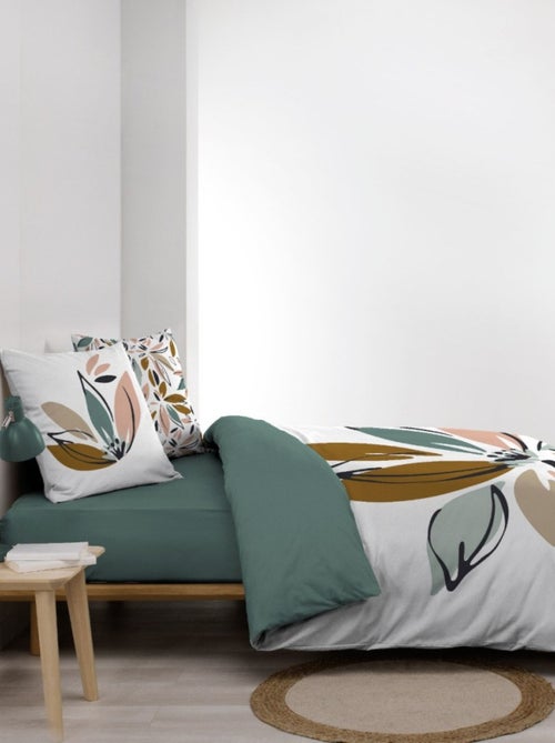 Housse de couette 240x220 + 2 taies OCTAVIA 100% coton - Kiabi Housse de couette 240x220 + 2 taies OCTAVIA 100% coton - Kiabi