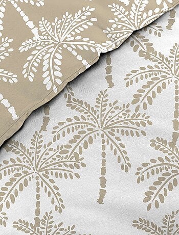 Housse de couette 240x220 + 2 taies OLIANA 100% coton 57 fils