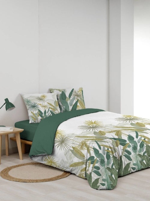 Housse de couette 240x220 + 2 taies OTIKA 100% coton - Kiabi