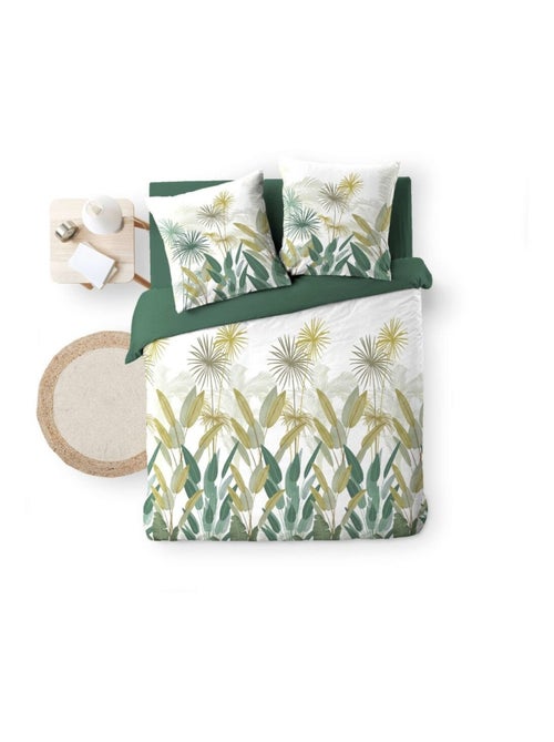 Housse de couette 240x220 + 2 taies OTIKA 100% coton - Kiabi