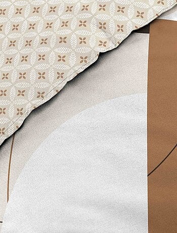 Housse de couette 240x220 + 2 taies PAMPA 100% coton