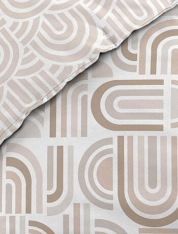 Housse de couette 240x220 + 2 taies PANDORIS microfibre