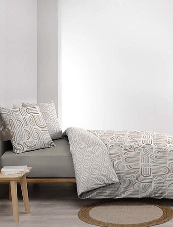 Housse de couette 240x220 + 2 taies PANDORIS microfibre