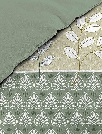 Housse de couette 240x220 + 2 taies POETINE 100% coton