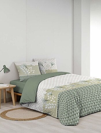 Housse de couette 240x220 + 2 taies POETINE 100% coton