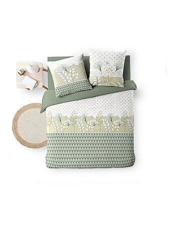 Housse de couette 240x220 + 2 taies POETINE 100% coton