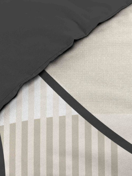 Housse de couette 240x220 + 2 taies SANTANA 100% coton - Kiabi