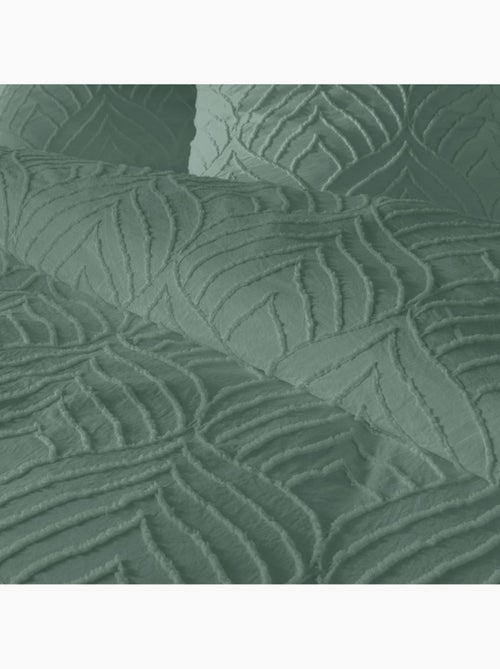 Housse de couette 240x220 + 2 taies tuftée Cèdre - Kiabi