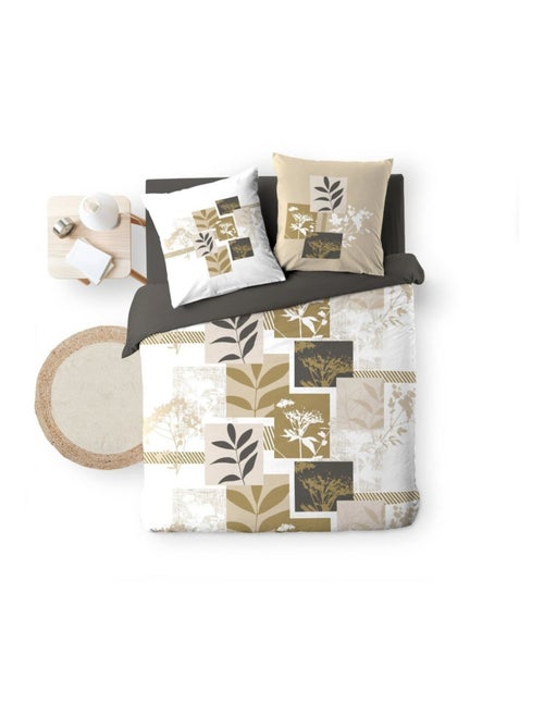 Housse de couette 240x220 + 2 taies UTOPIE 100% coton 57fils - Kiabi Housse de couette 240x220 + 2 taies UTOPIE 100% coton 57fils - Kiabi