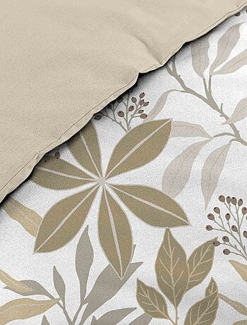 Housse de couette 240x220 + 2 taies VOLTINE 100% coton