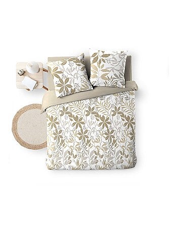 Housse de couette 240x220 + 2 taies VOLTINE 100% coton