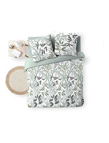 Housse de couette 240x220 + 2 taies VOLTINE 100% coton