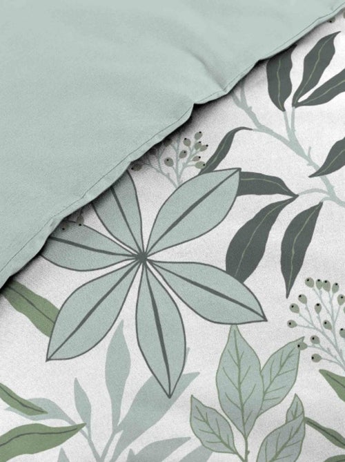 Housse de couette 240x220 + 2 taies VOLTINE 100% coton - Kiabi