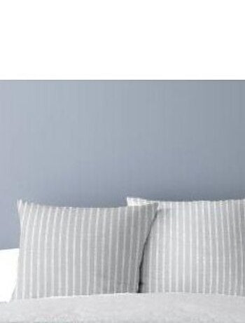 Housse de couette 240x220 AGATHE + 2 taies Percale de coton