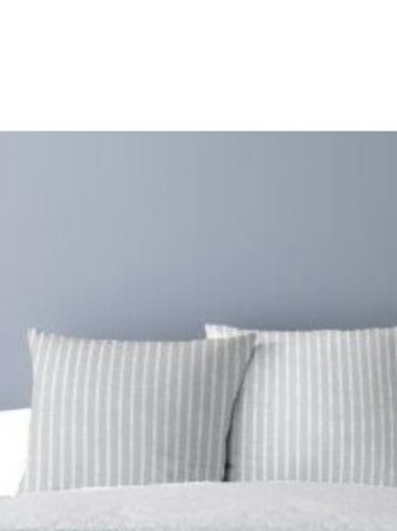 Housse de couette 240x220 AGATHE + 2 taies Percale de coton Beige - Kiabi