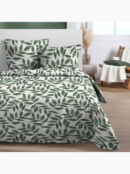 Housse de couette 240x220 AJANIA + 2 taies 100% microfibre - Kiabi