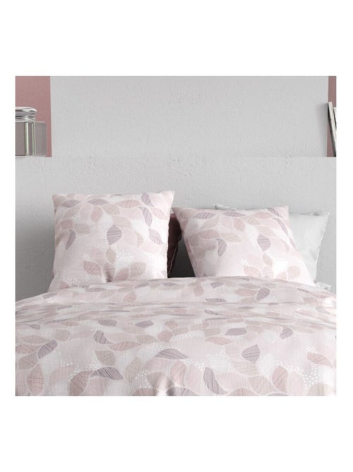 Housse de couette 240x220 ALIX + 2 taies coton 57 fils - Kiabi