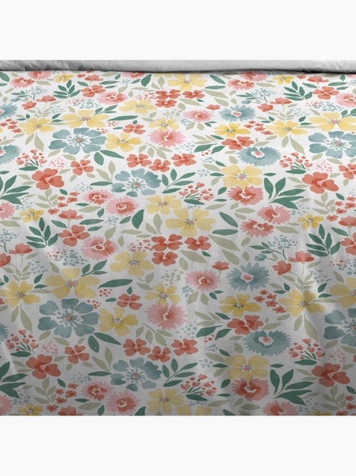 Housse de couette 240x220 Amour + 2 taies coton 57 fils - Kiabi