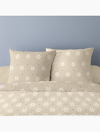 Housse de couette 240x220 ARIEL+ 2 taies matière Polaire