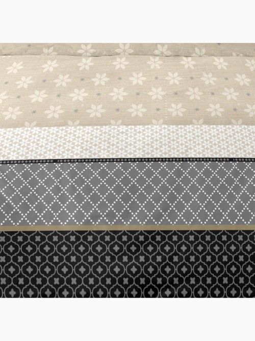 Housse de couette 240x220 ARIEL+ 2 taies matière Polaire - Kiabi