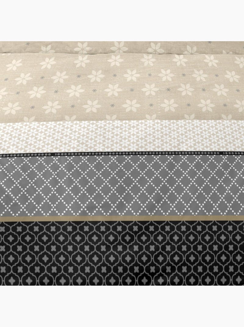 Housse de couette 240x220 ARIEL+ 2 taies matière Polaire Beige - Kiabi