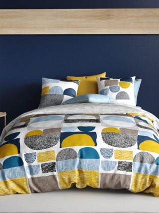 Housse de couette 240x220 ASTRA + 2 taies coton 57 fils
