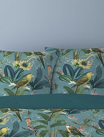 Housse de couette 240x220 AVALON + 2 taies Percale de coton