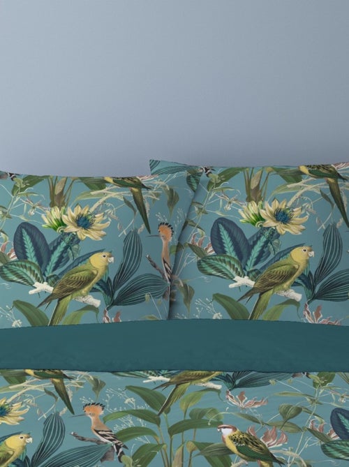 Housse de couette 240x220 AVALON + 2 taies Percale de coton - Kiabi