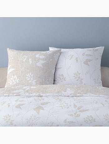 Housse de couette 240x220 AZALEA + 2 taies Percale de coton