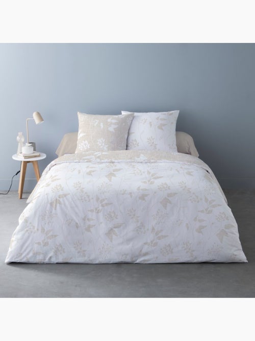 Housse de couette 240x220 AZALEA + 2 taies Percale de coton - Kiabi