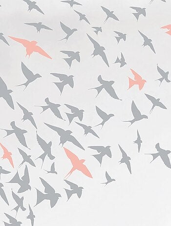 Housse de couette 240x220 Bird + 2 taies coton 57 fils