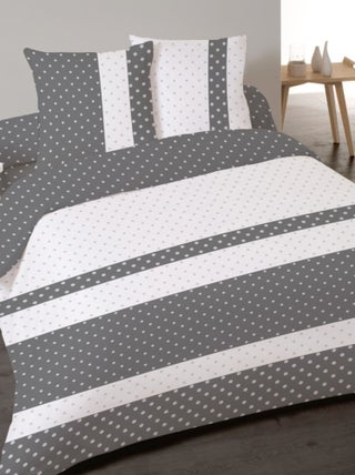 Housse de couette 240x220 CANDY DOTS + 2 taies 100% coton 57 fils