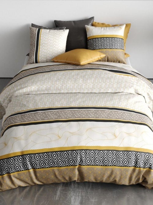 Housse de couette 240x220 CARIOCA + 2 taies coton 57 fils - Kiabi Housse de couette 240x220 CARIOCA + 2 taies coton 57 fils - Kiabi