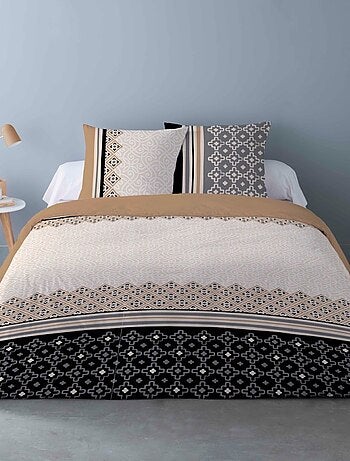 Housse de couette 240x220 CASPAR + 2 taies 100% coton