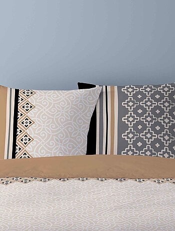 Housse de couette 240x220 CASPAR + 2 taies 100% coton