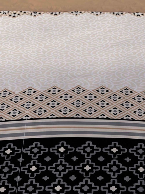 Housse de couette 240x220 CASPAR + 2 taies 100% coton - Kiabi